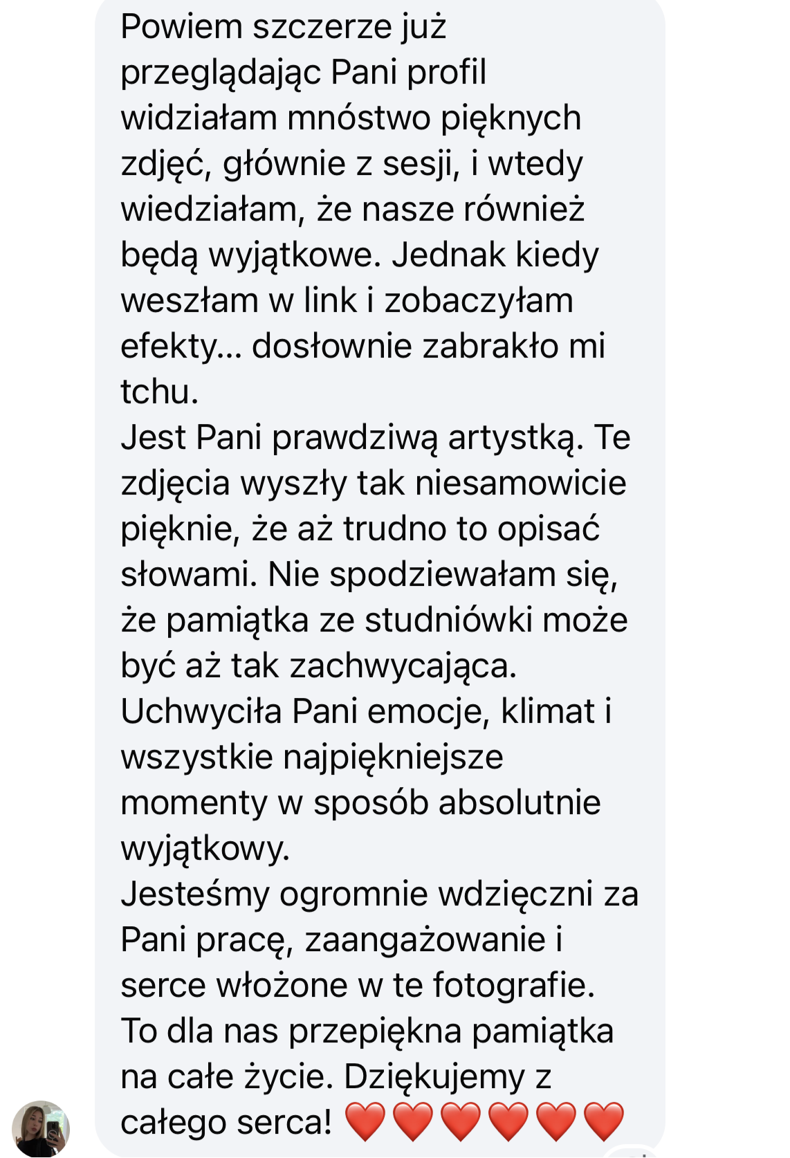 Opinia klienta